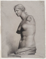 KT 1209
<br/>
Academische studie naar een vrouwelijke tors, zonder armen
<br/>
<em>Bastert, Nicolaas (1854-1939)</em>